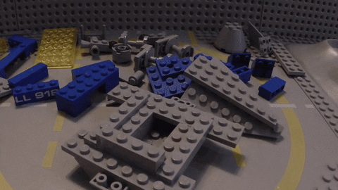 lego spaceship GIF