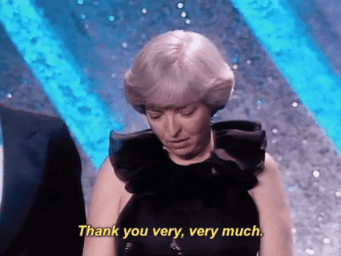 thank you very very much thelma schoonmaker GIF by The Academy Awards