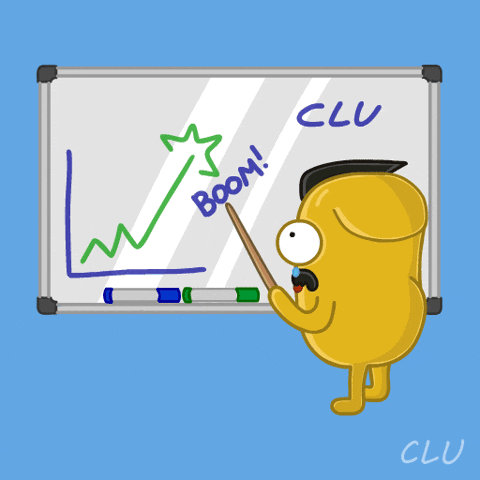 Learn To The Moon GIF by CLU