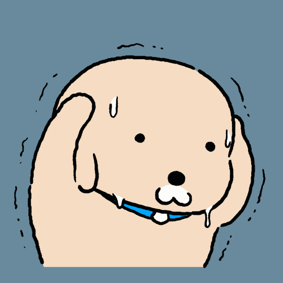 Scared Dog GIF by SOOBOOKZ