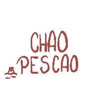 lauracubino bye fish chao lauracubino Sticker