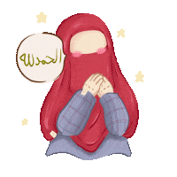 ainaasyari alhamdulillah bersyukur hamdalah ainaa Sticker