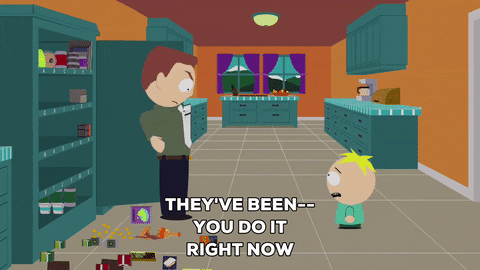 angry butters stotch GIF by South Park 