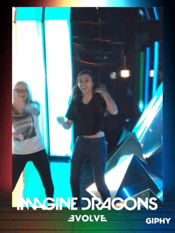 evolve GIF by IMAGINE DRAGONS ARCADE
