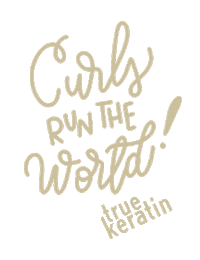 TrueKeratin summer hair blonde organic Sticker