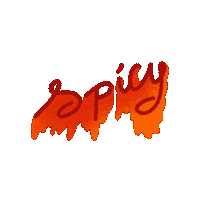 Spicy Food Foodie Sticker by Keva Epale