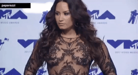 demi lovato GIF by 2017 MTV Video Music Awards