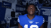 Byu Football Heart GIF by BYU Cougars