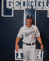 Georgia Tech Baseball GIF by Georgia Tech Yellow Jackets