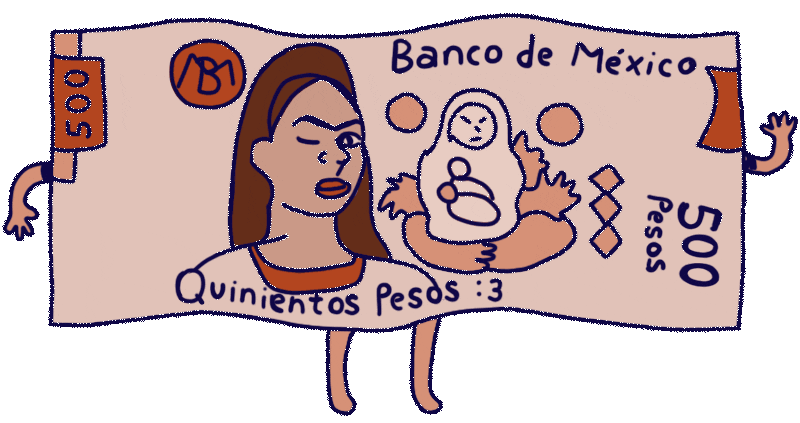 Frida Kahlo Satelite Sticker