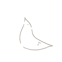 tobutori_ flower bird 鳥 とり Sticker