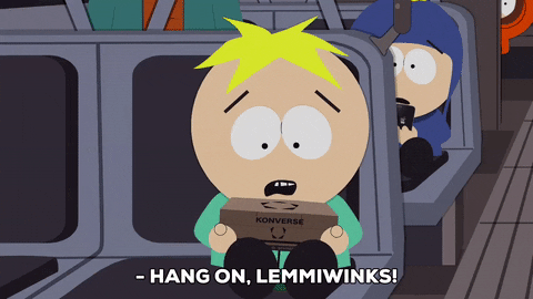butters stotch box GIF by South Park 