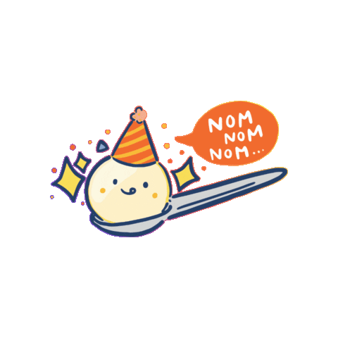 Nom Sticker by Baso Aci Ganteng
