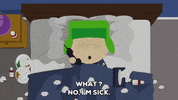 kyle broflovski phone GIF by South Park 