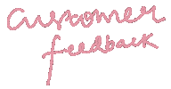 Customer Feedback Sticker