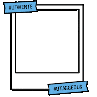 Tag Frame Sticker by University of Twente