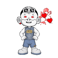 Rebel Heart Star Wars Love Sticker by Zhot Shop