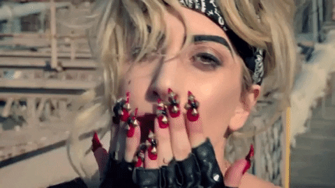 kevn giphygifmaker lady gaga brooklyn bridge edge of glory GIF