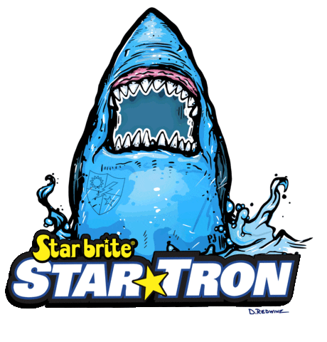 Great White Shark Sticker by Star brite
