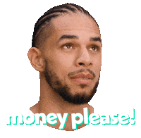 Money Please Sticker by GIPHY Studios 2023