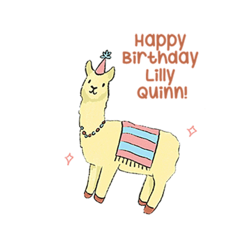 Happybirthdaylillyquinn Sticker by Elowyn