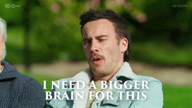 Iq One Liner GIF by The Traitors Australia