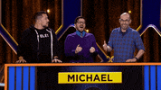 tbsnetwork laughing talking nervous michael GIF