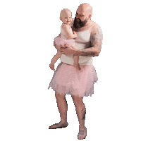 Fathers Day Kiss Sticker by Stichting TuTu