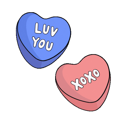 Luv You Sticker by Makeship