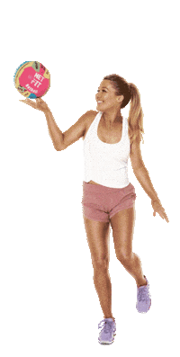 sport ball Sticker by NETFIT Netball