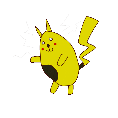 Slam0ne giphyupload pokemon pikachu lighting Sticker