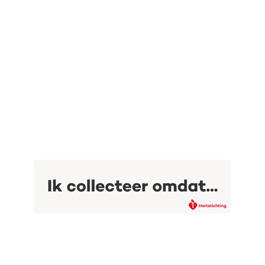 hartstichtingnl heart hart doneren collecte Sticker