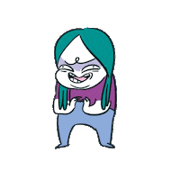 Evil Laugh Ekra Sticker