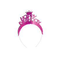 GiviItalia party pink birthday happy birthday Sticker