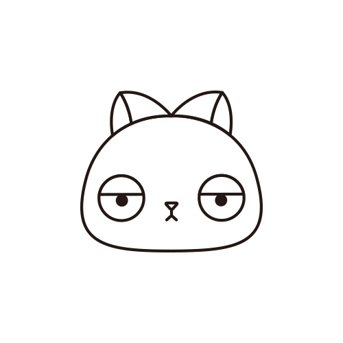 cat think Sticker