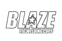 Blaze Tig Sticker by Blue Demon Welding