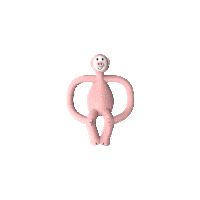 Pig Teether Sticker by Matchstick Monkey