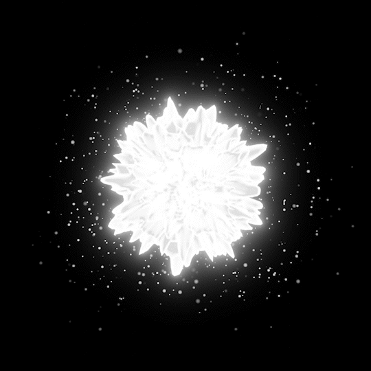 virartz loop space star light GIF
