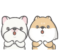 Happy Shiba Sticker by Hi John