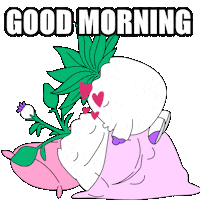 Good Morning Kiss Sticker by Magic Eden