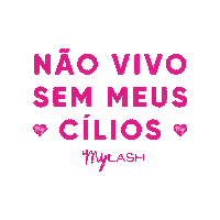 Cilios Sticker by MyLash Extensão de Cílios