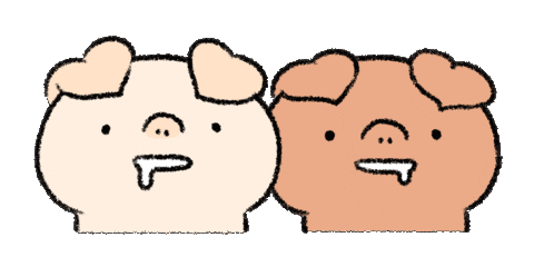 Hungry 小豬 Sticker by BREAD TREE