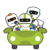 govtechsg car drive omw onmyway Sticker