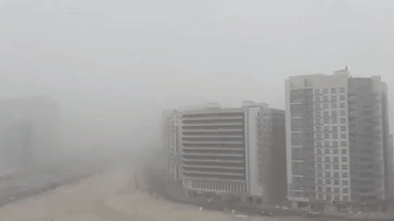 Sandstorm Sweeps Through Downtown Dubai