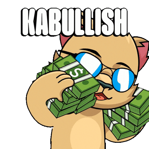 Cash Money Dance Sticker by Kabu