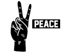 Peace Podcast Sticker by Cypher Clothing
