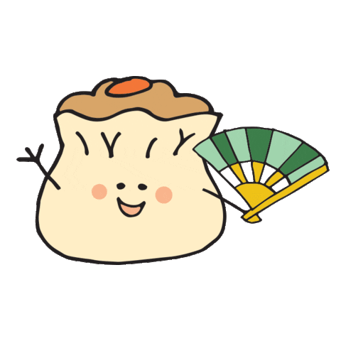 littledumplings hi fan china chinese Sticker