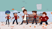 NickIndia animated kids cooking chef GIF