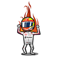 formula e burn Sticker by Envision Virgin Racing Formula E Team!