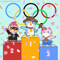 Olympic Games Cat GIF by Silly Kitties